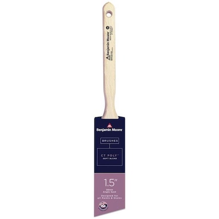 Premier Benjamin Moore 1-1/2 in. Soft Angle Paint Brush U62015-017